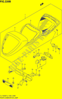 ENSEMBLE FEU ARRIERE (WITHOUT SIDE REFLECTOR) pour Suzuki INTRUDER 1500 2014