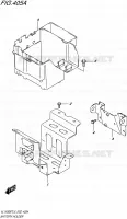 BAC A BATTERIE   OUTILS pour Suzuki INTRUDER 1500 2015