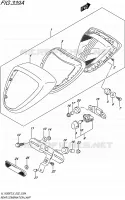 ENSEMBLE FEU ARRIERE pour Suzuki INTRUDER 1500 2015