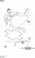 RESERVOIR D'ESSENCE (VL800L4 E24) pour Suzuki INTRUDER 800 2014