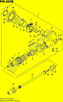 ARBRE DE TRANSMISSION   COUPLE CONIQUE ARRIERE (VL800L5 E33) pour Suzuki BOULEVARD 800 2015