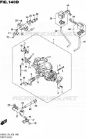 CORPS DE PAPILLON (VL800TL5 E28) pour Suzuki BOULEVARD 800 2015