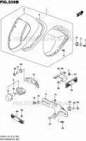 ENSEMBLE FEU ARRIERE (VL800L5 E33) pour Suzuki BOULEVARD 800 2015