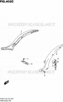 SUPPORT ARRIERE (VL800TL5 E03) pour Suzuki BOULEVARD 800 2015