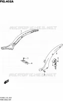 SUPPORT ARRIERE (VL800TL5 E43) pour Suzuki INTRUDER 800 2015