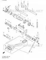 ENSEMBLE SELECTEUR DE VITESSES pour Suzuki INTRUDER 1800 2011