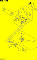 ENSEMBLE LEVIERS   POIGNEES (VZR1800ZL4 E43) pour Suzuki BOULEVARD 1800 2014