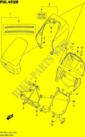 SUPPORT   CARENAGES DE PHARE (VZR1800ZL4 E43) pour Suzuki BOULEVARD 1800 2014
