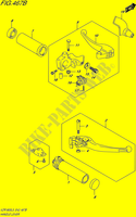 ENSEMBLE LEVIERS   POIGNEES (VZR1800BZL5 E43) pour Suzuki INTRUDER 1800 2015