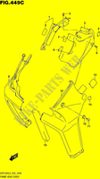 COUVERCLES DE CADRE AVANT (VZR1800UFL5 E19) pour Suzuki INTRUDER 1800 2015