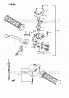 LEVIER DE FREIN AVANT pour Suzuki QUADSPORT 80 1995