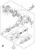 CARDAN   COUPLE CONIQUE (REAR)(MODEL K4/K5/K6/K7) pour Suzuki EIGER 400 2007