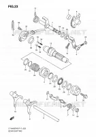 ENSEMBLE SELECTEUR DE VITESSES pour Suzuki EIGER 400 2011