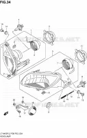 PHARE (LT A400FL2 P28) pour Suzuki KINGQUAD 400 2012