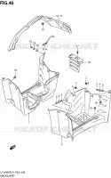 GARDE BOUE pour Suzuki KINGQUAD 400 2014