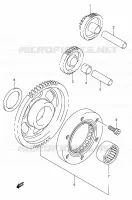 ROUE LIBRE DE DEMARREUR pour Suzuki KINGQUAD 500 2003