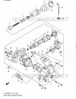 CARDAN   COUPLE CONIQUE (AVANT) pour Suzuki KINGQUAD 500 2011