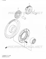 ROUE LIBRE DE DEMARREUR pour Suzuki KINGQUAD 500 2011