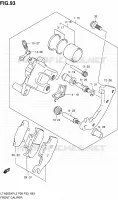 ETRIER DE FREIN AVANT pour Suzuki KINGQUAD 500 2012