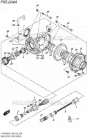 CARDAN   COUPLE CONIQUE (ARRIERE) pour Suzuki KINGQUAD 500 2015