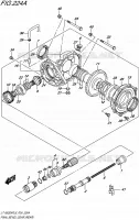 CARDAN   COUPLE CONIQUE (ARRIERE) pour Suzuki KINGQUAD 500 2016