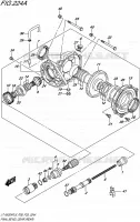 CARDAN   COUPLE CONIQUE (ARRIERE) pour Suzuki KINGQUAD 500 2016