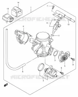 CORPS DE PAPILLON pour Suzuki KINGQUAD 700 2005