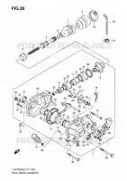 CARDAN   COUPLE CONIQUE (AVANT) pour Suzuki KINGQUAD 700 2007