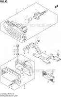 ENSEMBLE FEU ARRIERE (LT A750XZL3 P17) pour Suzuki KINGQUAD 750 2013