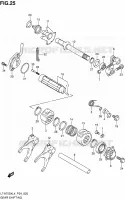 ENSEMBLE SELECTEUR DE VITESSES pour Suzuki KINGQUAD 750 2014
