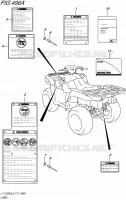 ETIQUETTE pour Suzuki KINGQUAD 750 2015