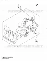 COMPTEUR (LT A750XPL1 P33) pour Suzuki KINGQUAD 750 2011