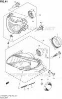 PHARE (LT A750XPZL2 P28) pour Suzuki KINGQUAD 750 2012