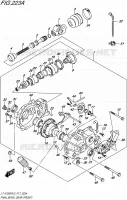 CARDAN   COUPLE CONIQUE (AVANT) pour Suzuki KINGQUAD 750 2015