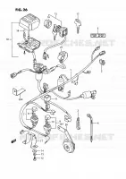 FAISCEAU ELECTRIQUE pour Suzuki OZARK 250 1996