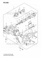 CARDAN   COUPLE CONIQUE (FRONT)(MODEL K7) pour Suzuki EIGER 400 2007
