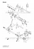 ENSEMBLE DE SELECTION DE VITESSES (1) pour Suzuki KINGQUAD 400 2010