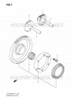 ROUE LIBRE DE DEMARREUR pour Suzuki KINGQUAD 400 2010