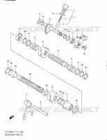 ENSEMBLE DE SELECTION DE VITESSES (2) pour Suzuki KINGQUAD 400 2011