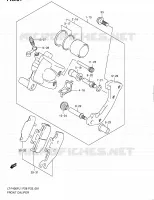 ETRIER DE FREIN AVANT pour Suzuki KINGQUAD 400 2011