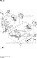 PHARE (LT F400FL3 P33) pour Suzuki KINGQUAD 400 2013