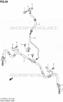 DURITE DE FREIN AVANT pour Suzuki KINGQUAD 400 2014
