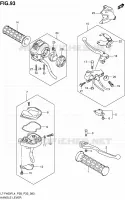 ENSEMBLE LEVIERS   POIGNEES pour Suzuki KINGQUAD 400 2014