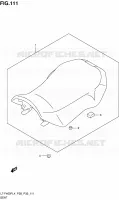 SELLE (LT F400FL4 P33) pour Suzuki KINGQUAD 400 2014