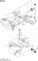 ENSEMBLE FEU ARRIERE (LT A400FZL4 P17) pour Suzuki KINGQUAD 400 2014