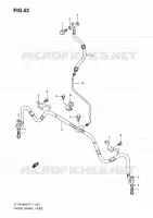 DURITE DE FREIN AVANT pour Suzuki KINGQUAD 400 2010