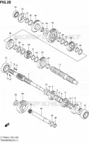 TRANSMISSION (1) pour Suzuki KINGQUAD 400 2013
