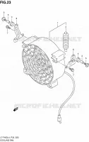 VENTILATEUR DE REFROIDISSEMENT pour Suzuki KINGQUAD 400 2014