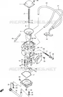 CARBURATEUR pour Suzuki QUADMASTER 500 2000