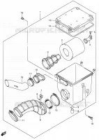 FILTRE A AIR pour Suzuki QUADSPORT 400 2006